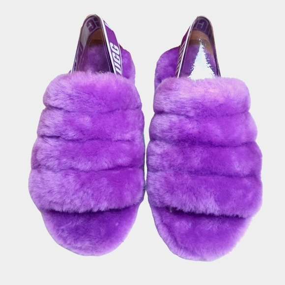 UGG Shoes - NEW UGG Fluff Yeah Slide Size 7 Purple New With Box